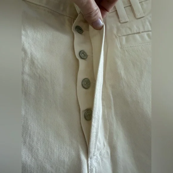 Citizens of Humanity Gaucho jeans trouser cream 32 NWT